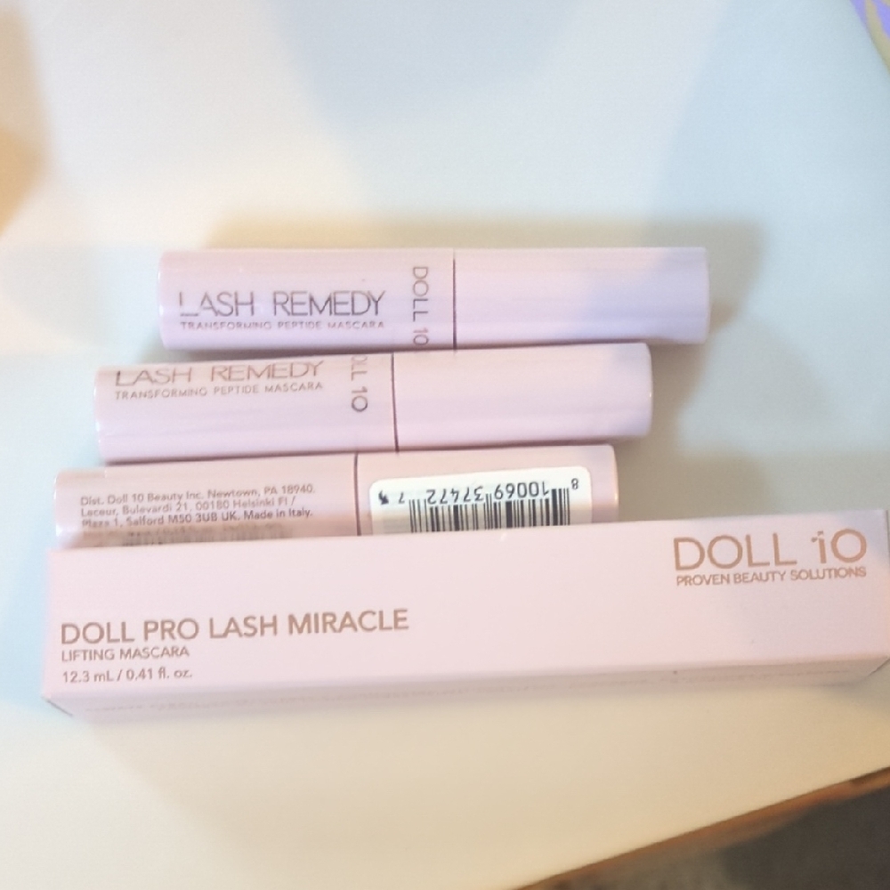 Doll 10 Lash Remedy & Pro Lash Miracle Mascara Set — Pale Pink